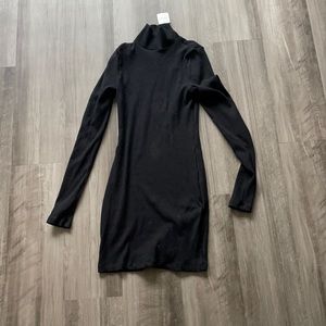 Free People Ribbed Dress Longsleeve